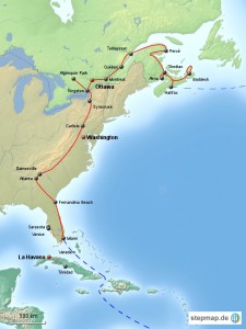 Panam Route Nordamerika